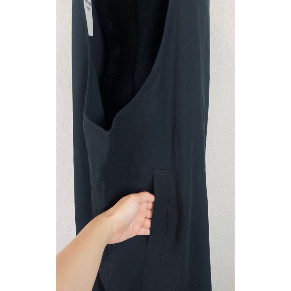 (NWT) YESNO • Chic Black Sleeveless Square-Neck Wide Leg Jumpsuit, 4XL - Picture 10 of 16